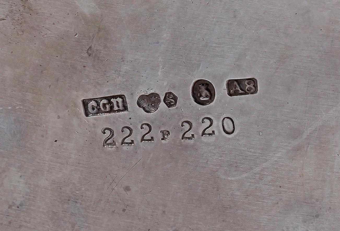 SKÅL, silver. CG Hallberg, Stockholm 1903. Vikt  314 gr.