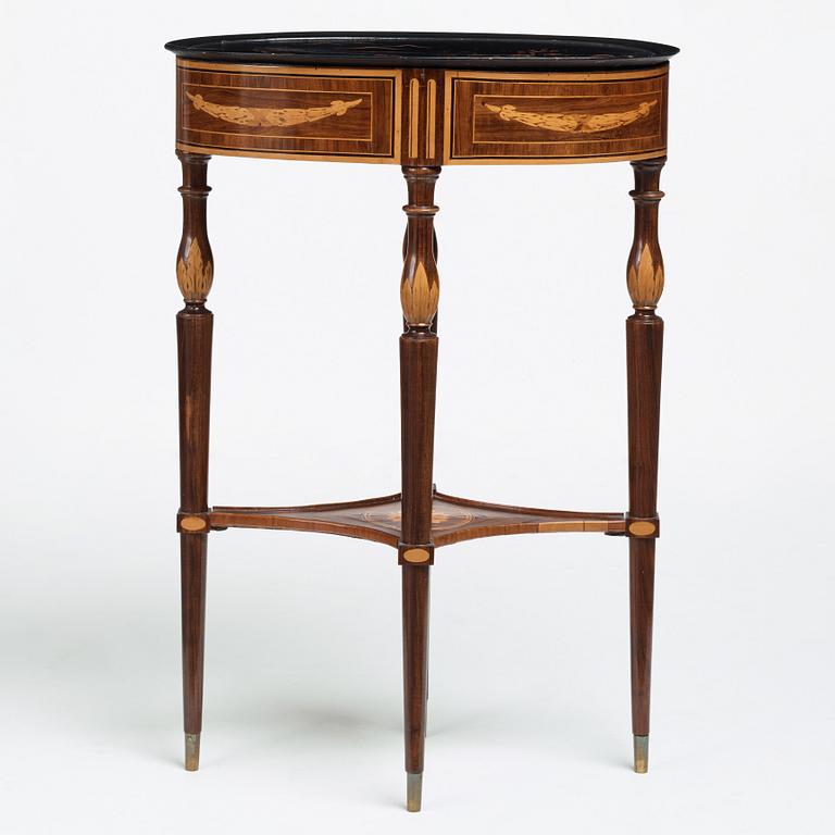 BORD, av Georg Haupt (mästare i Stockholm 1770-1784), ej signerat, Gustavianskt.