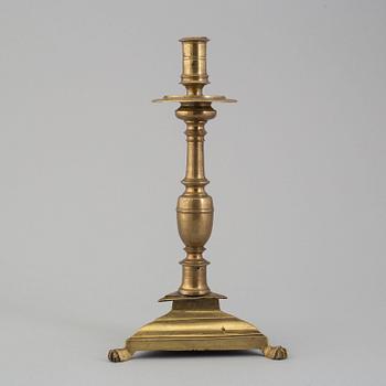 LJUSSTAKE, brons, 1600-tal.