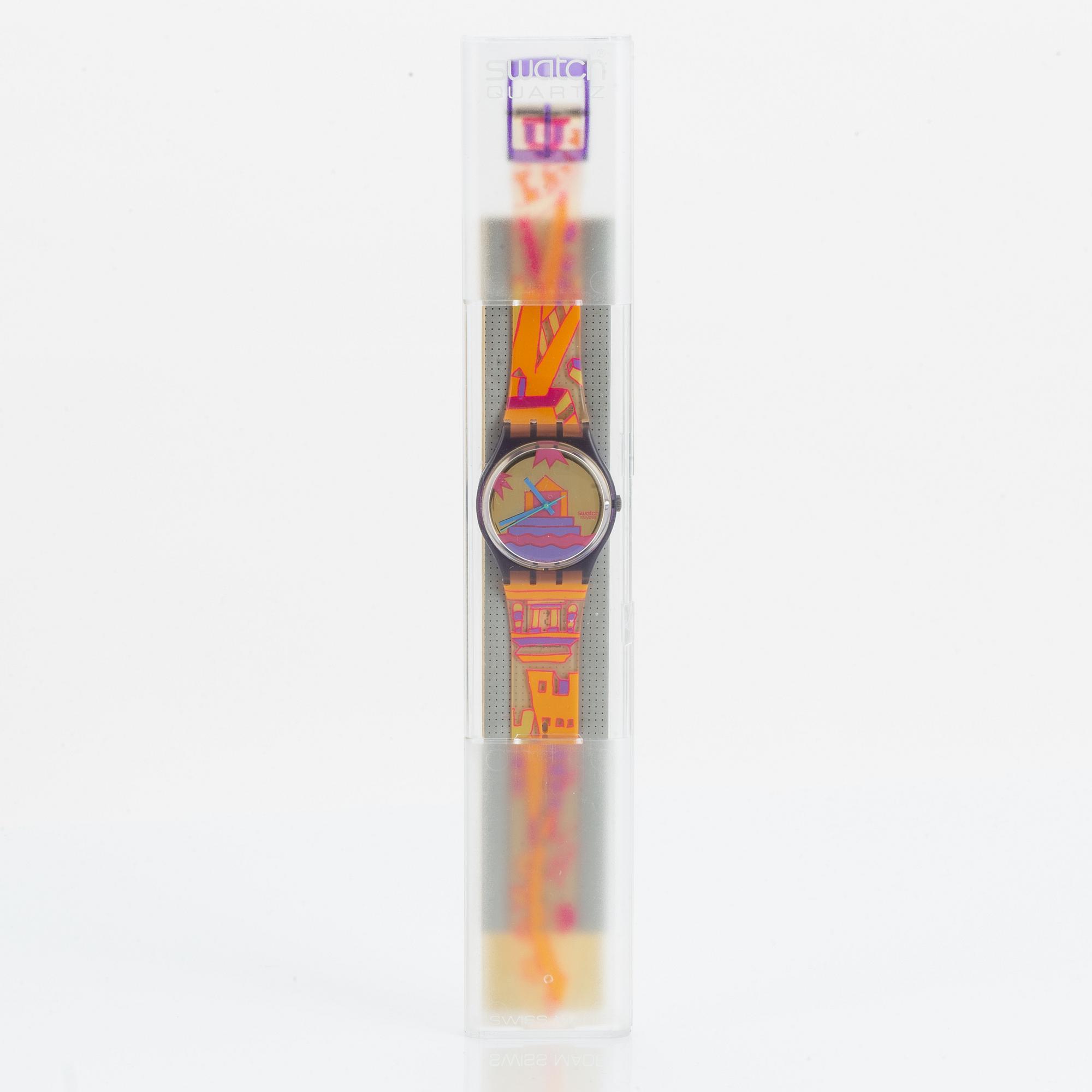 Swatch, Rara Avis, Matteo Thun, wristwatch, 34 mm.