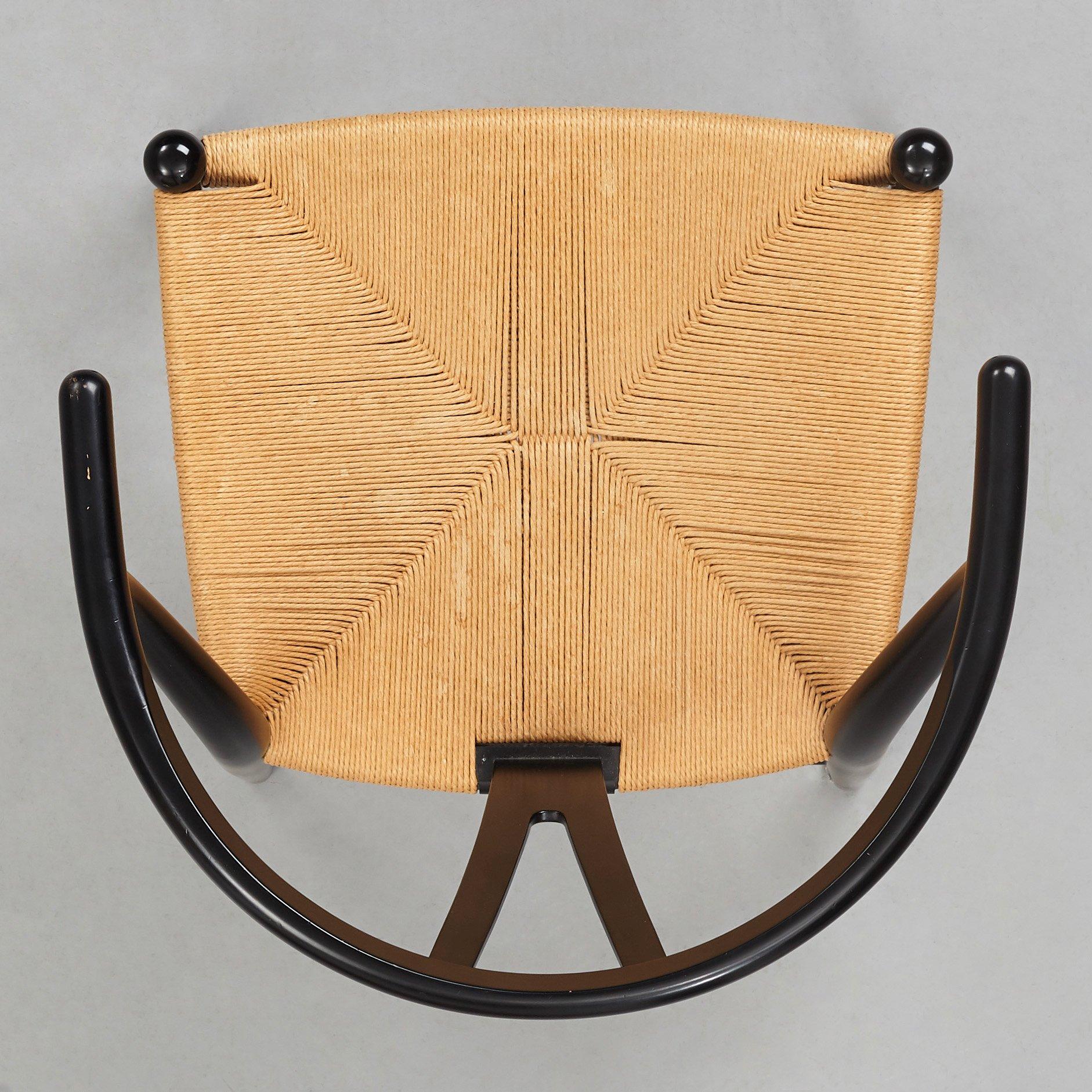 HANS J WEGNER, a "Wishbone Chair","CH24", for Carl Hansen & Søn, Denmark.