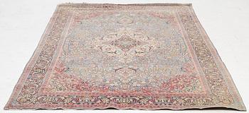 A semi-antique Khorasan rug, east Persia, c. 242 x 140 cm.