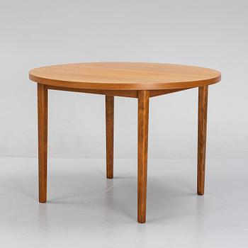 A teak dining table, second half of the 20th century.