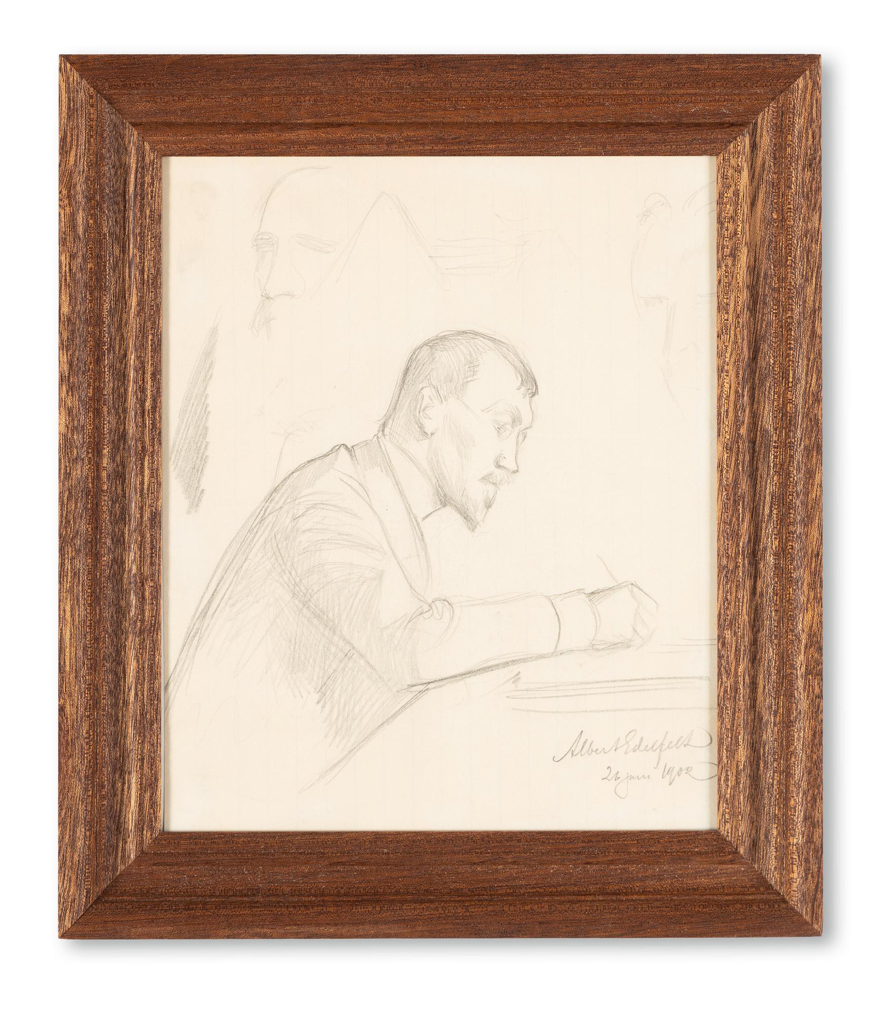 Albert Edelfelt, Portrait of the Swedish architect Isac Gustaf Claeson (1856-1930).