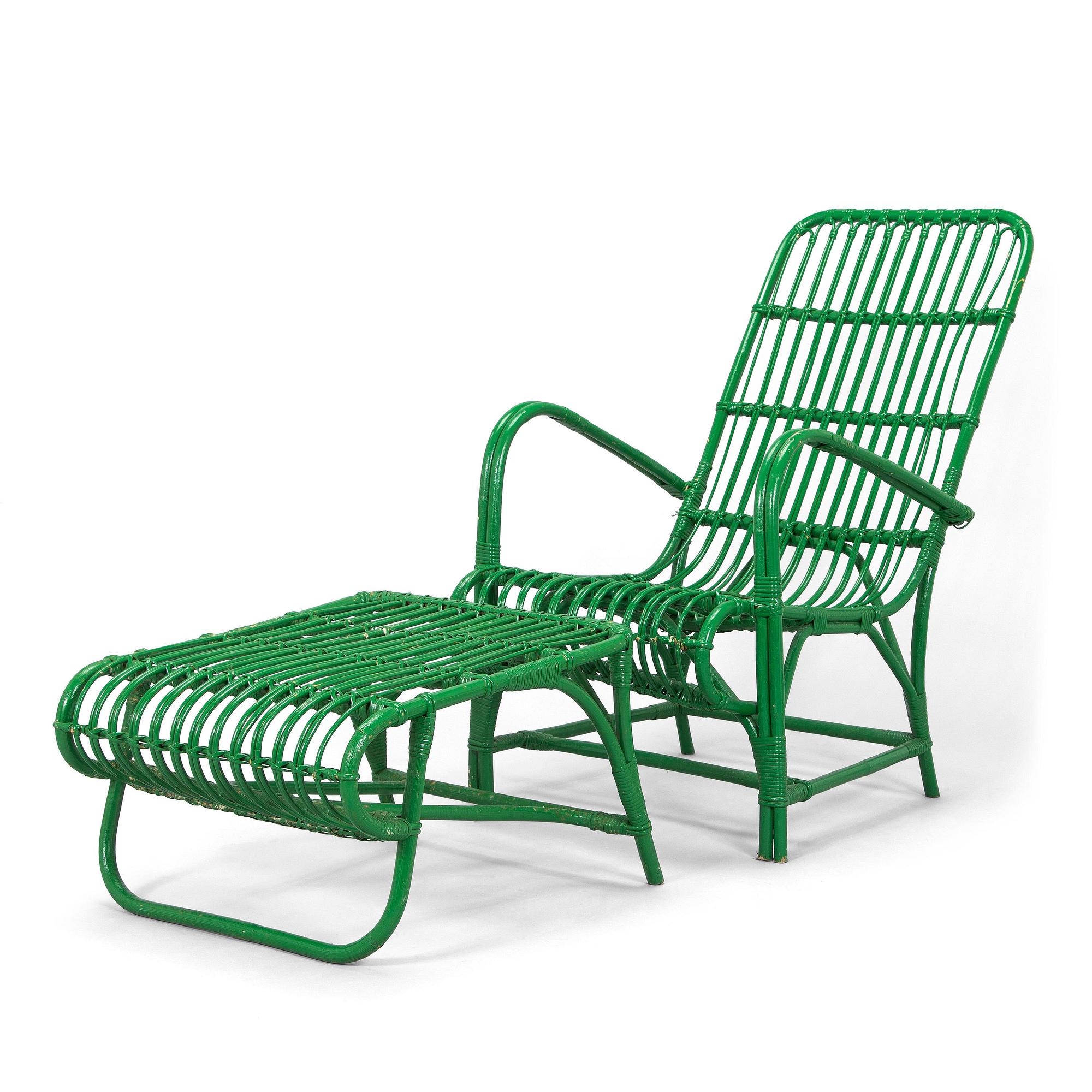 Puutarhatuoli/ lepotuoli, malli  153 ja rahi, malli 1514, Artekin piirustuskonttori, 1950-luvun alku.