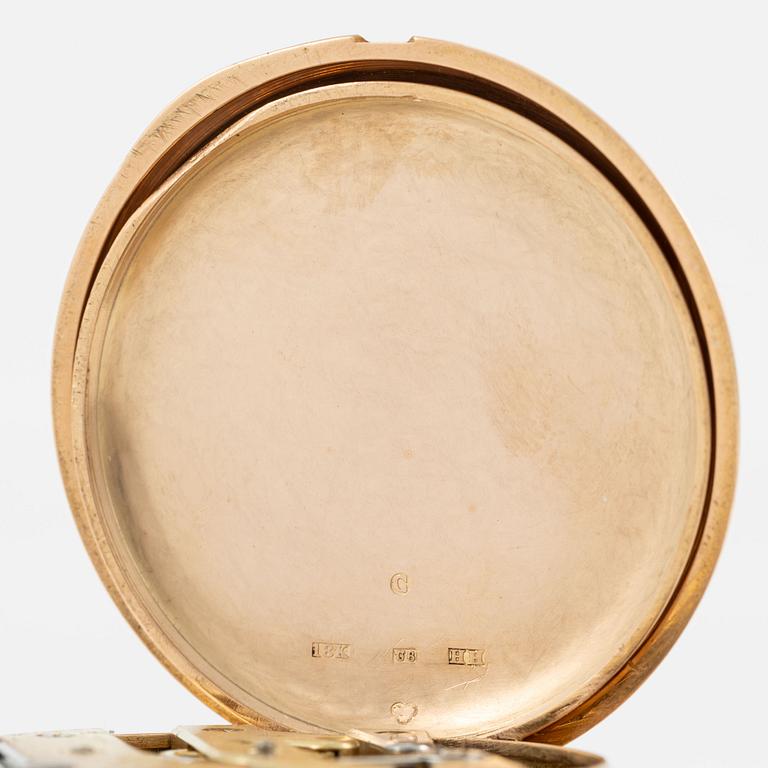 Halda, fickur, 49 mm.
