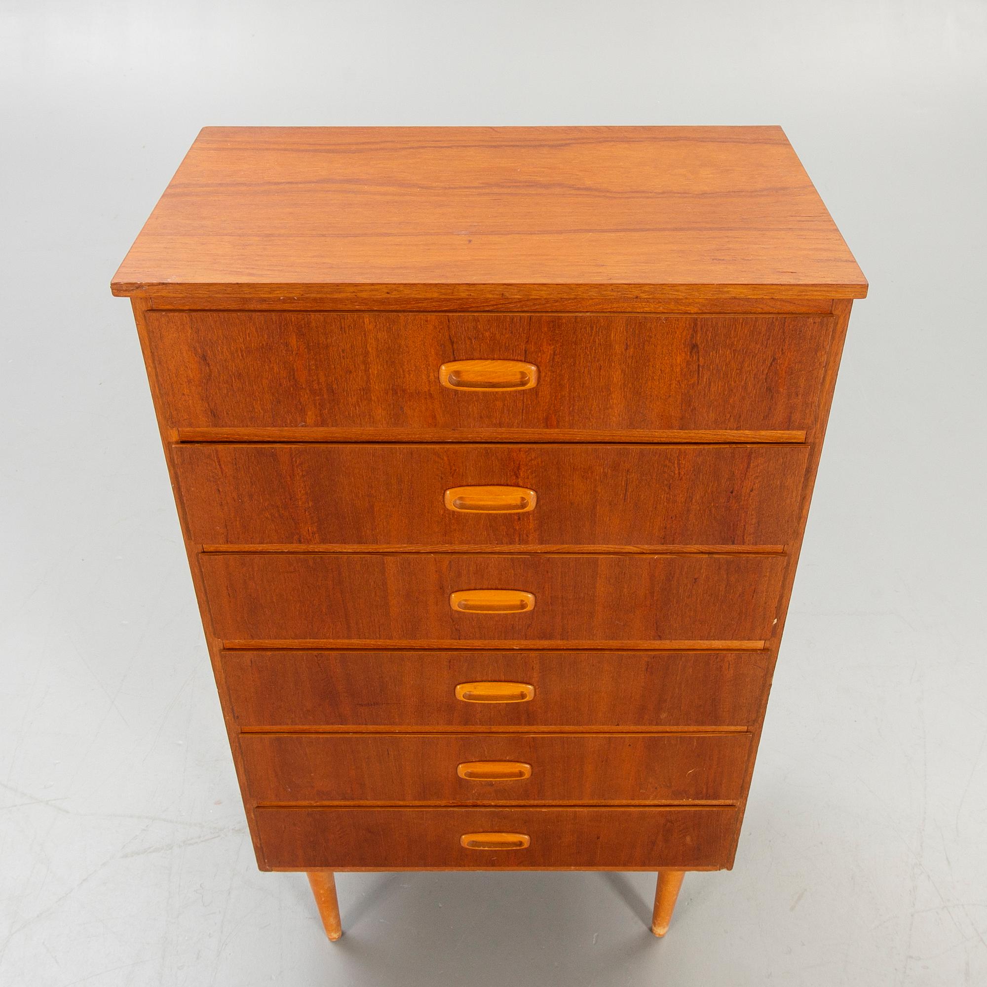 Byrå, teak, 1960-tal.
