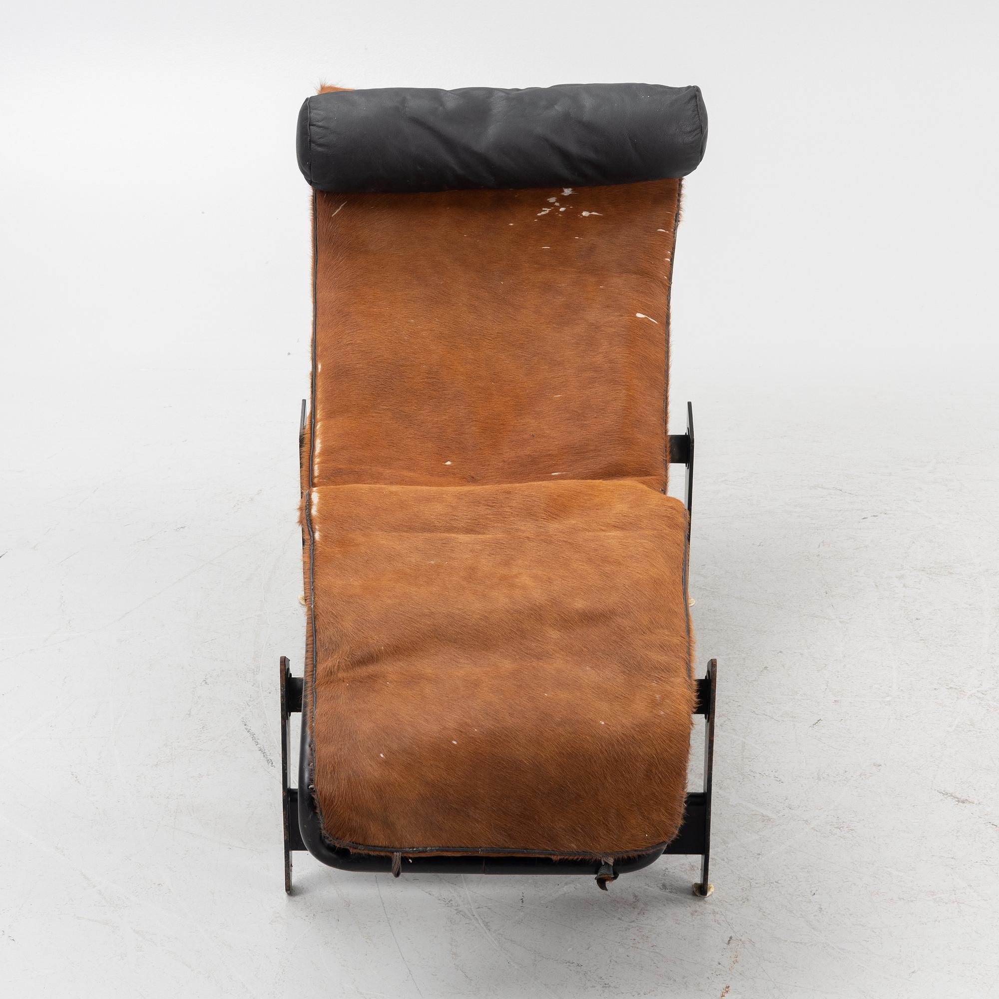 Charlotte Perriand & Le Corbusier, an 'LC4' lounge chair, Cassina.