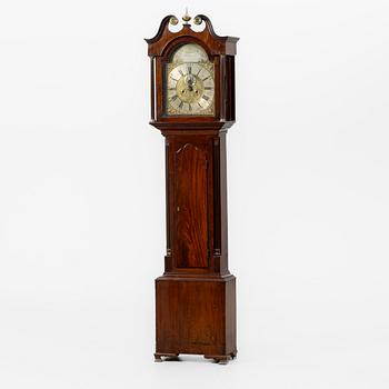 Longcase clock, J Grundy Whalley, 18th century, England.