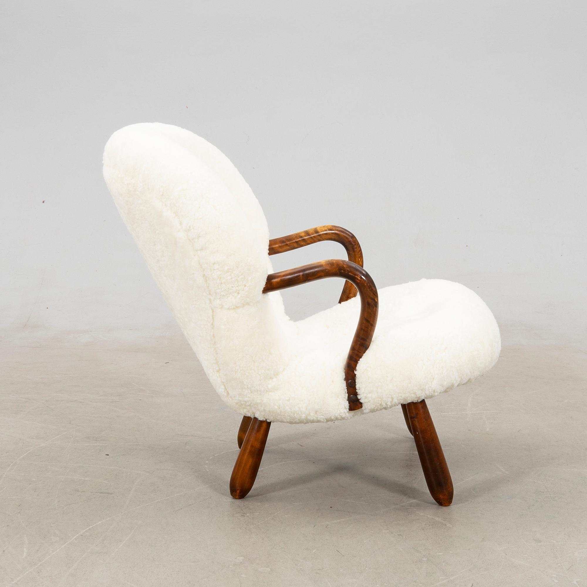 Scandinavian Modern, fåtölj "Clam chair", 1956.