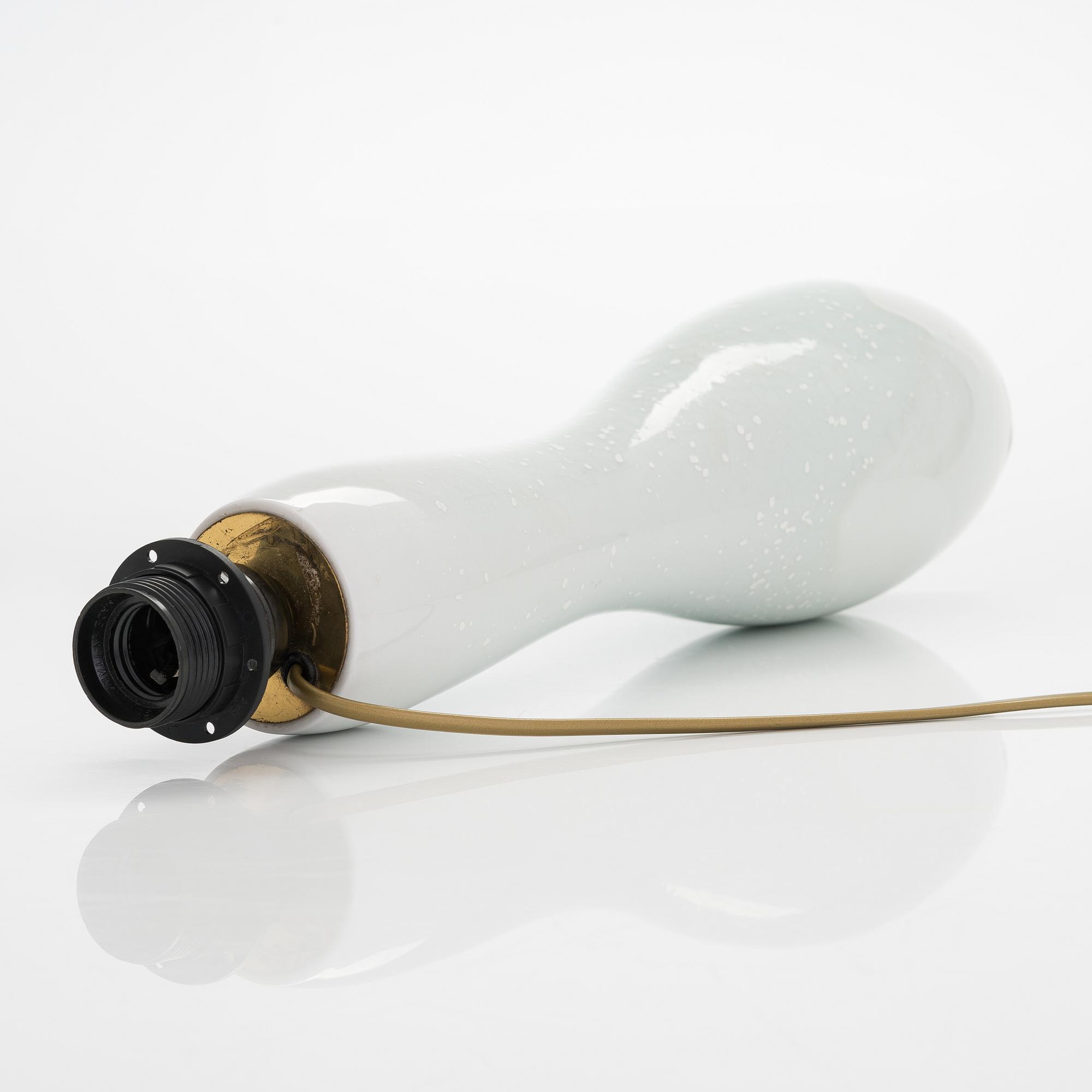 Friedl Holzer-Kjellberg, bordslampa, unik, signerad Arabia -F.H.Kj.-.