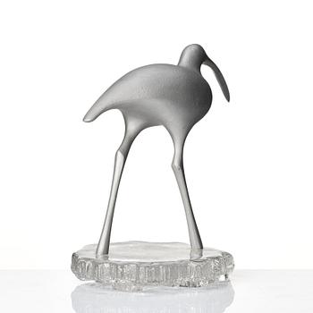 Tapio Wirkkala, an aluminium sculpture of a bird, 'Suokurppa' (Bog snipe), model 'TW 513', Kultakeskus Oy, Finland 1970s.