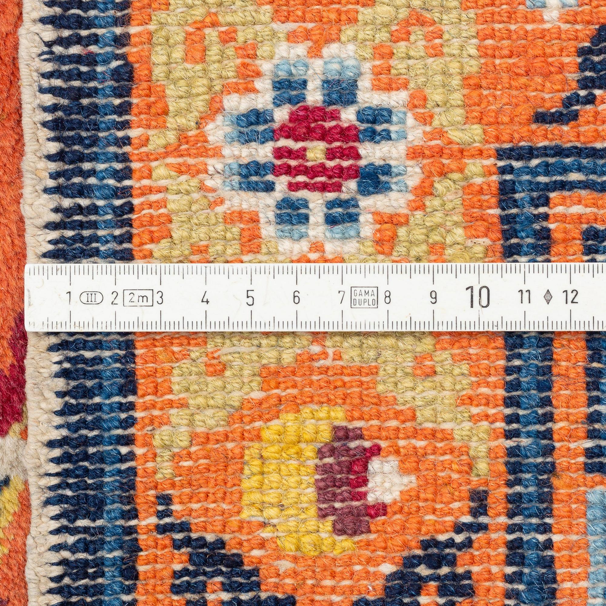 Gallerimatta, antik Ningxia, nordvästra Kina, ca 763 x 72 cm.