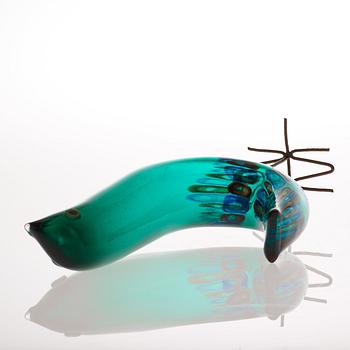 An Alessandro Pianon 'Pulcino' glass bird, Vistosi, Italy, 1960's.