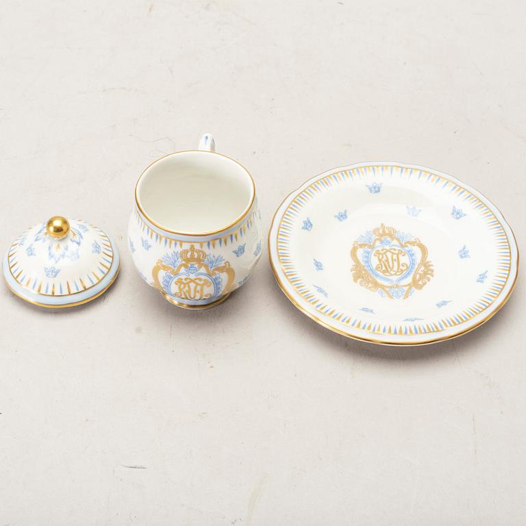 12 porcelain custard cups from Rörstrand.