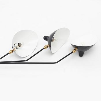 Serge Mouille, ceiling lamp, "3 Rotating Arms", 2010s.