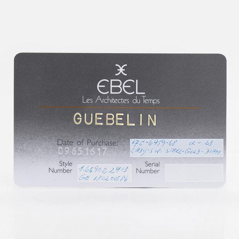 Ebel, Classic Wave, wristwatch, 23 mm.