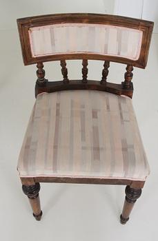 SOFFA + STOLAR, 6 st, 1800/1900-tal.