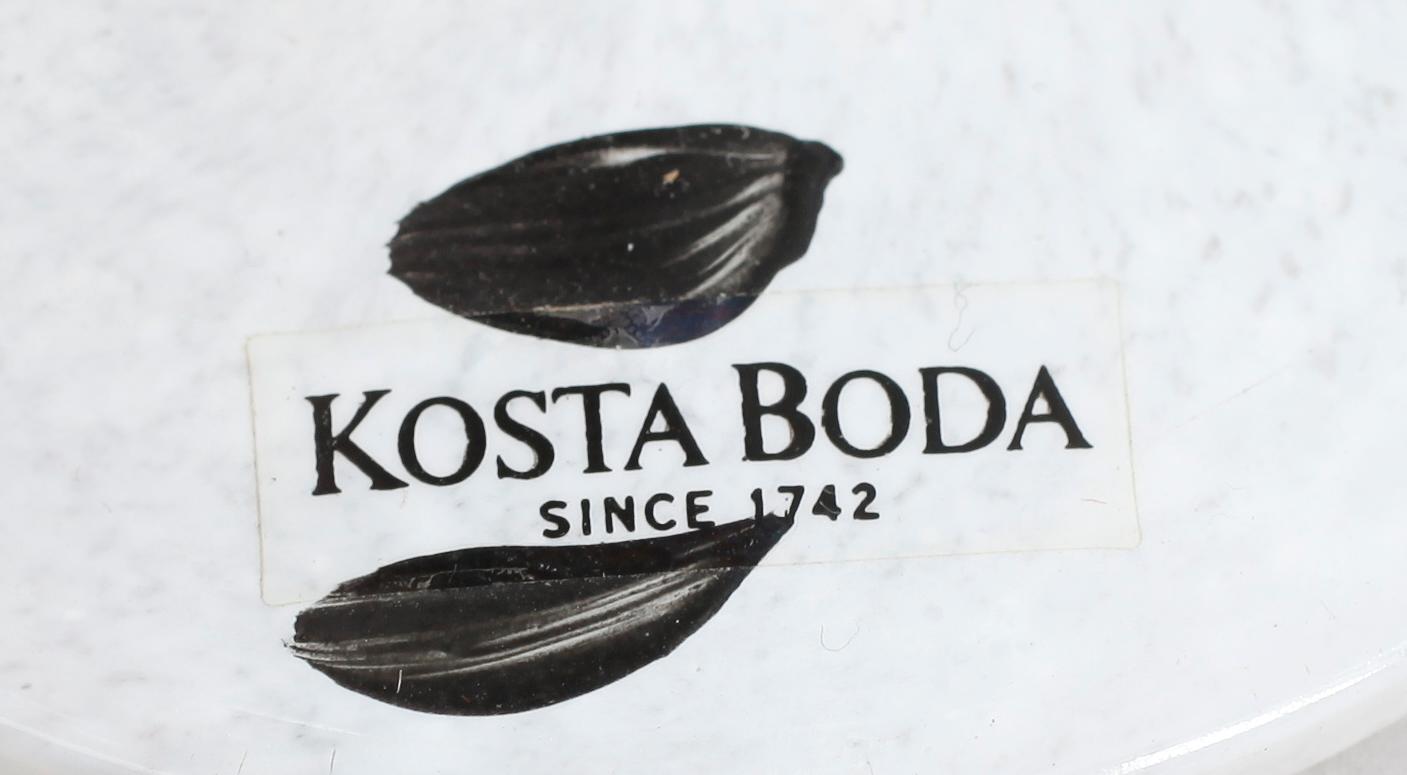 GLAS, 2 st samt VAS, glas, Ulrica Hydman-Vallien, Kosta Boda.