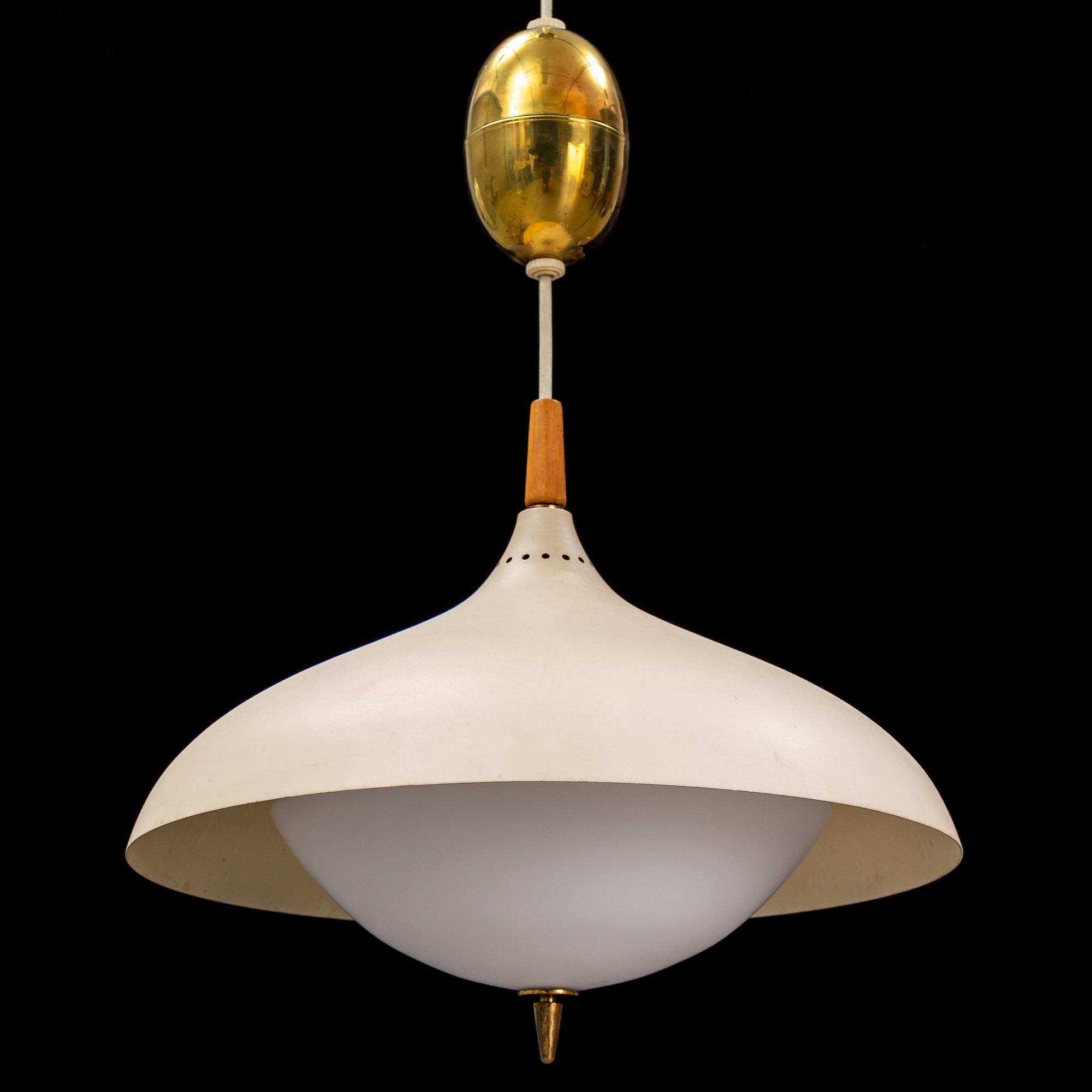 A Böhlmarks ceiling lamp, 1940/50s.