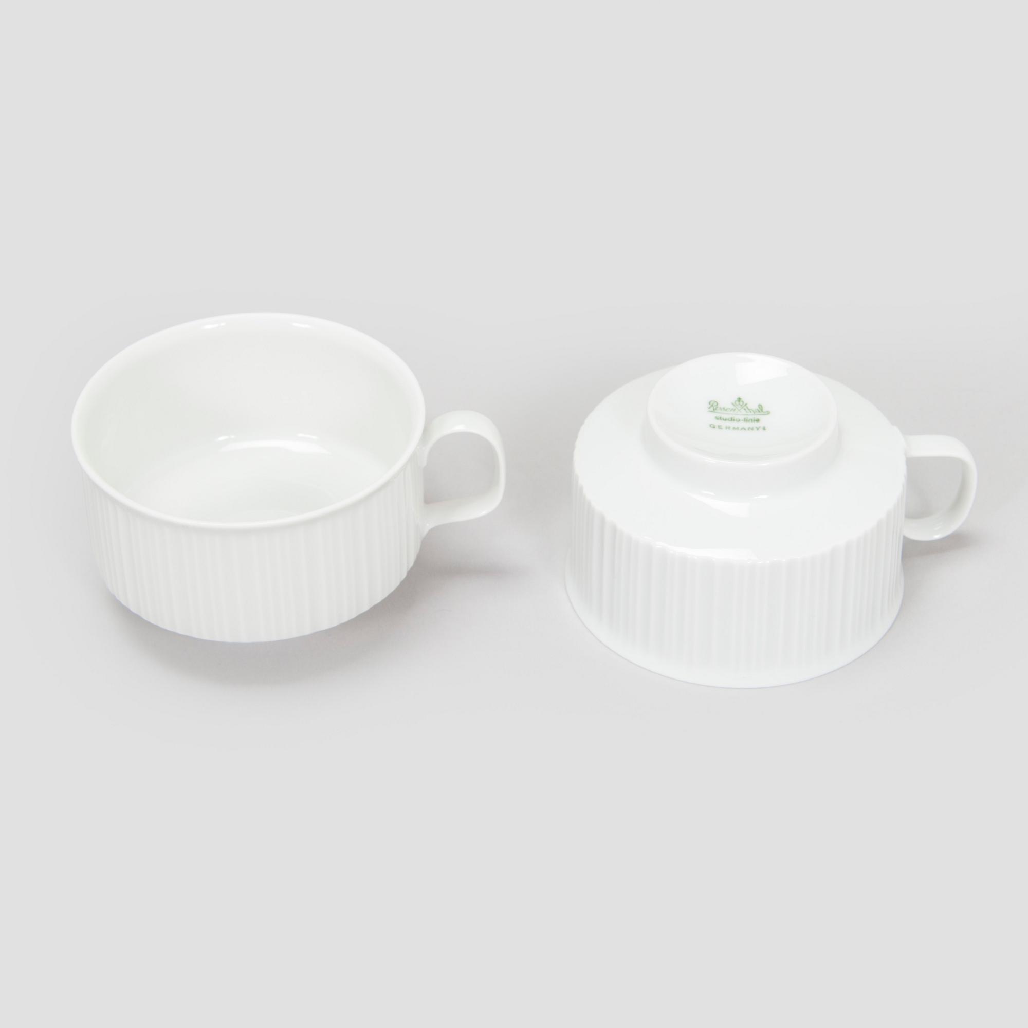 Tapio Wirkkala, tea cups with saucers, 15 pcs, "Variation", Rosenthal Studio-line Germany.