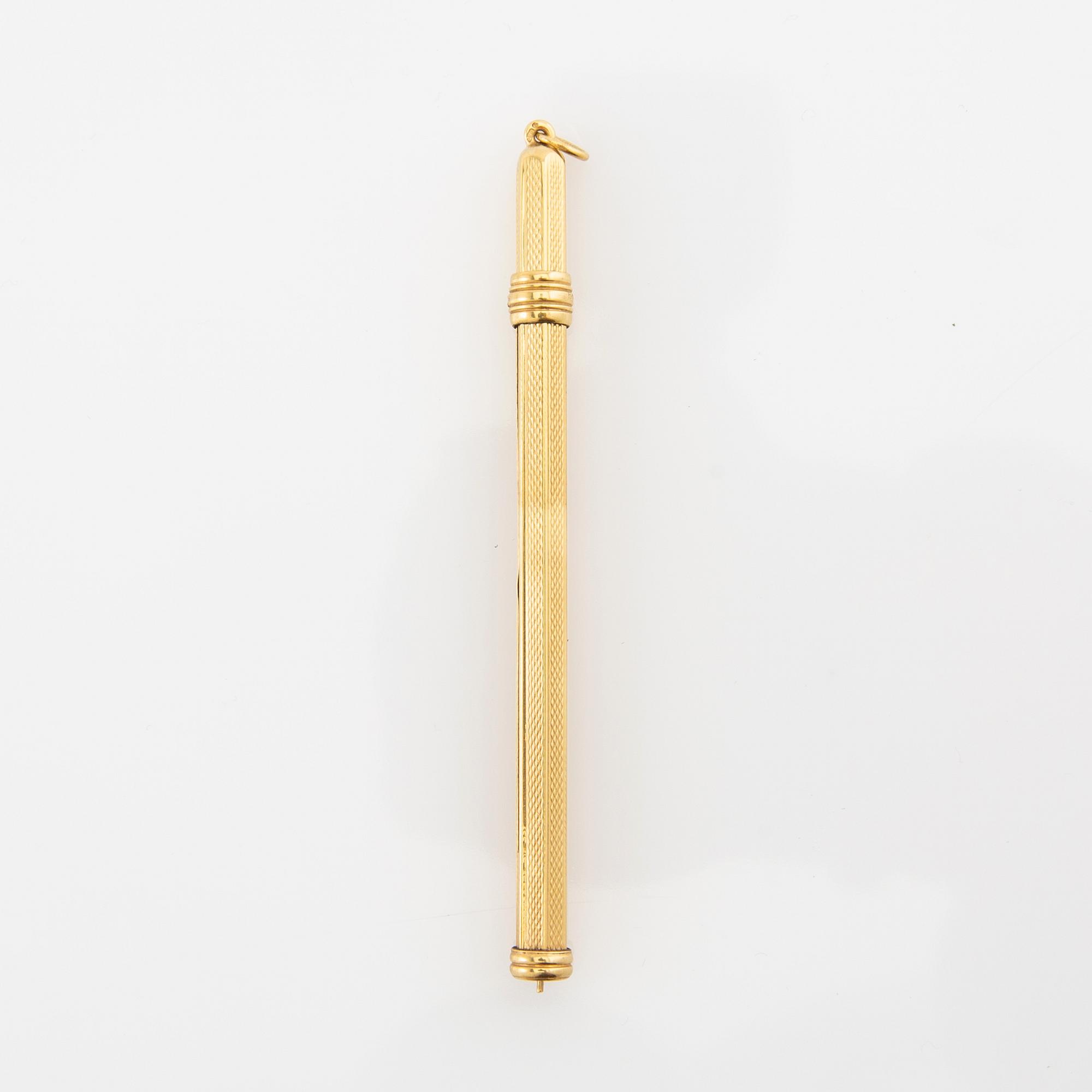 Champagne whisk 18K gold.