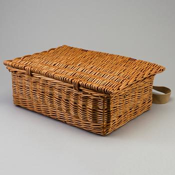 A Mulberry picnic basket second 20th century.