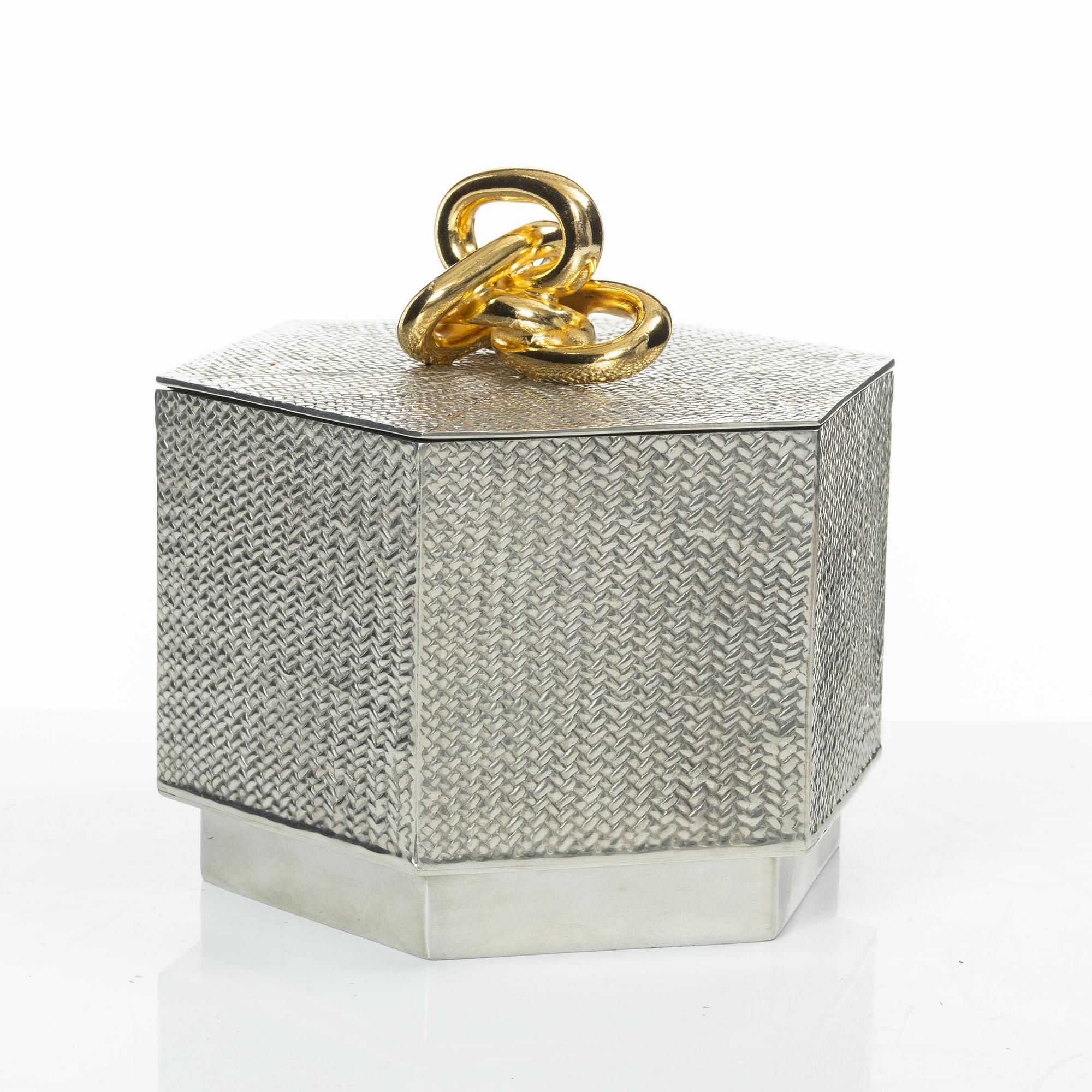 Estrid Ericson, a pewter box, "Panama", Svenskt Tenn.