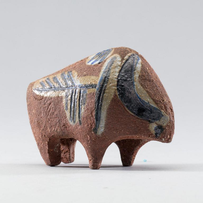 FIGURIN, stengods, ur "Lilla Zoo", Lisa Larson, Gustavsberg, 1955.