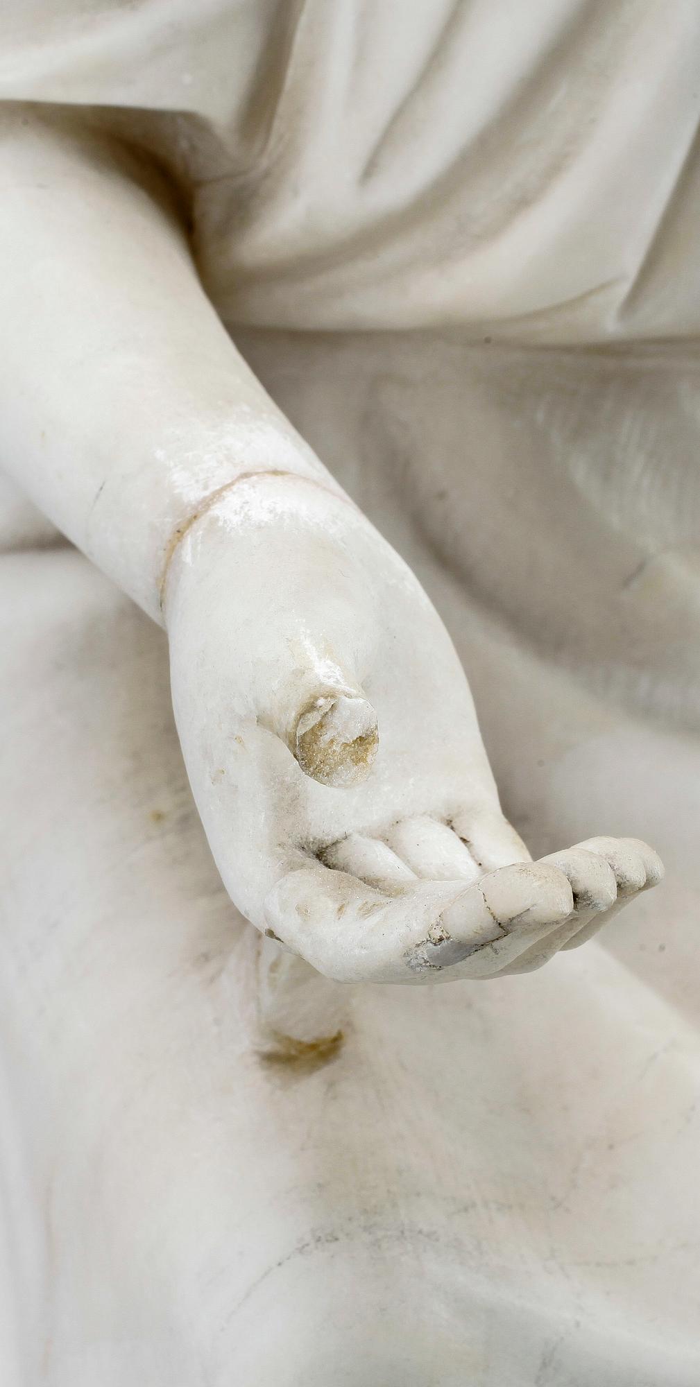 SKULPTUR, marmor, 1900-tal.