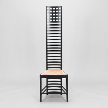 Charles Rennie Mackintosh, A 'Hill house 1' chair for Cassina, signed and numbered.
