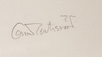 OSCAR REUTERSVÄRD, färglitografier, 2 st, signerade och numrerade 43/250 resp 37/250.