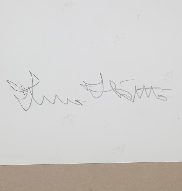 ISMO HÖLTTÖ, fotografi, silvergelatin, signerad och a tergo stämplad, konstnärens kopia 1966. Vintage.