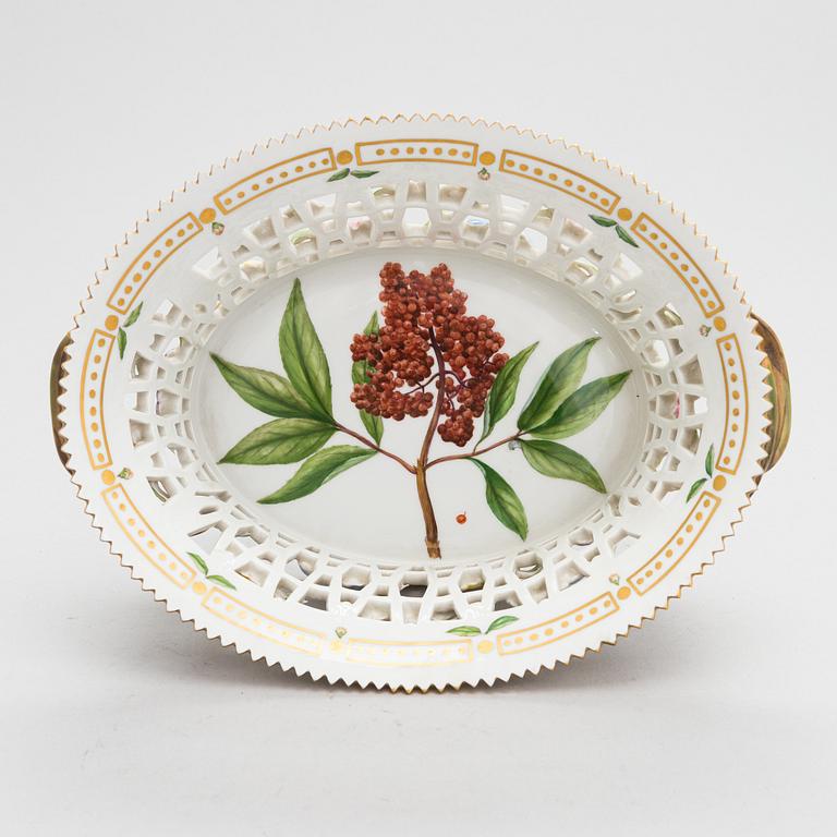 A Danish 1965 porcalain bowl 'Flora Danica' by Royal Copenhagen.