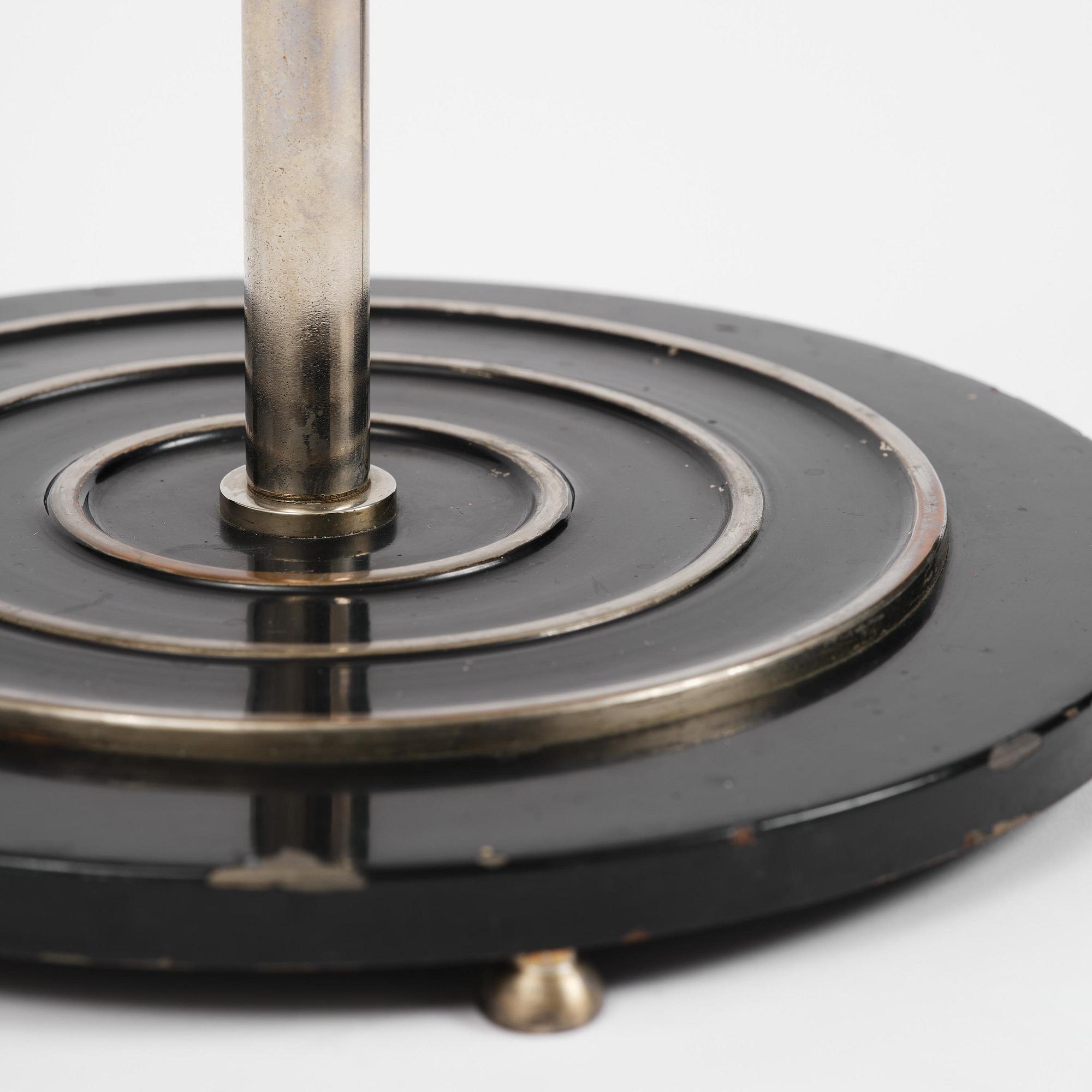 Harald Notini, a floor lamp, Arvid Böhlmarks Lampfabrik, Stockholm, 1930s.