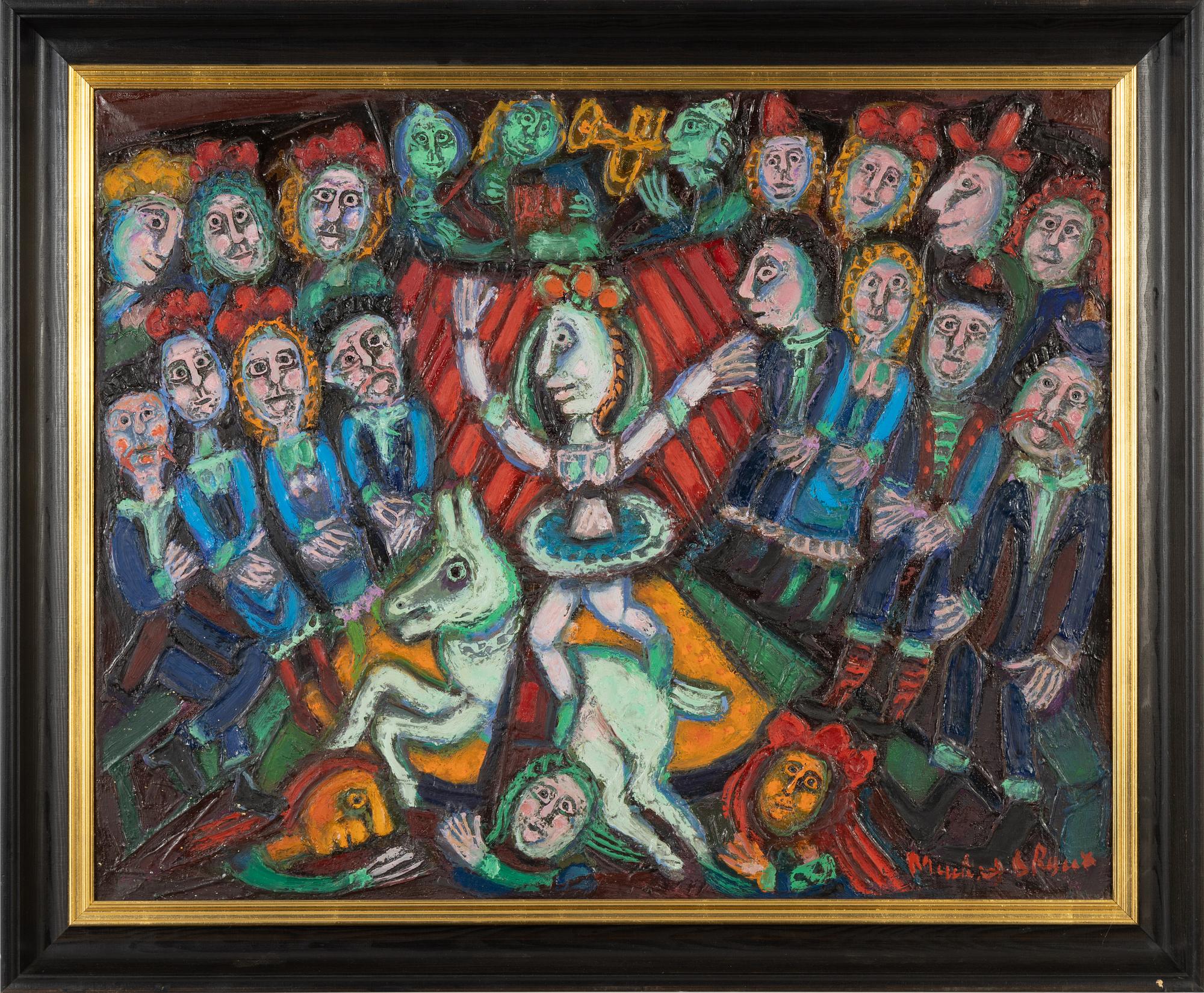 Louis Marchand des Raux, oil on canvas, signed.