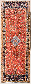 Carpet Oriental gallery old approx. 294x106 cm.