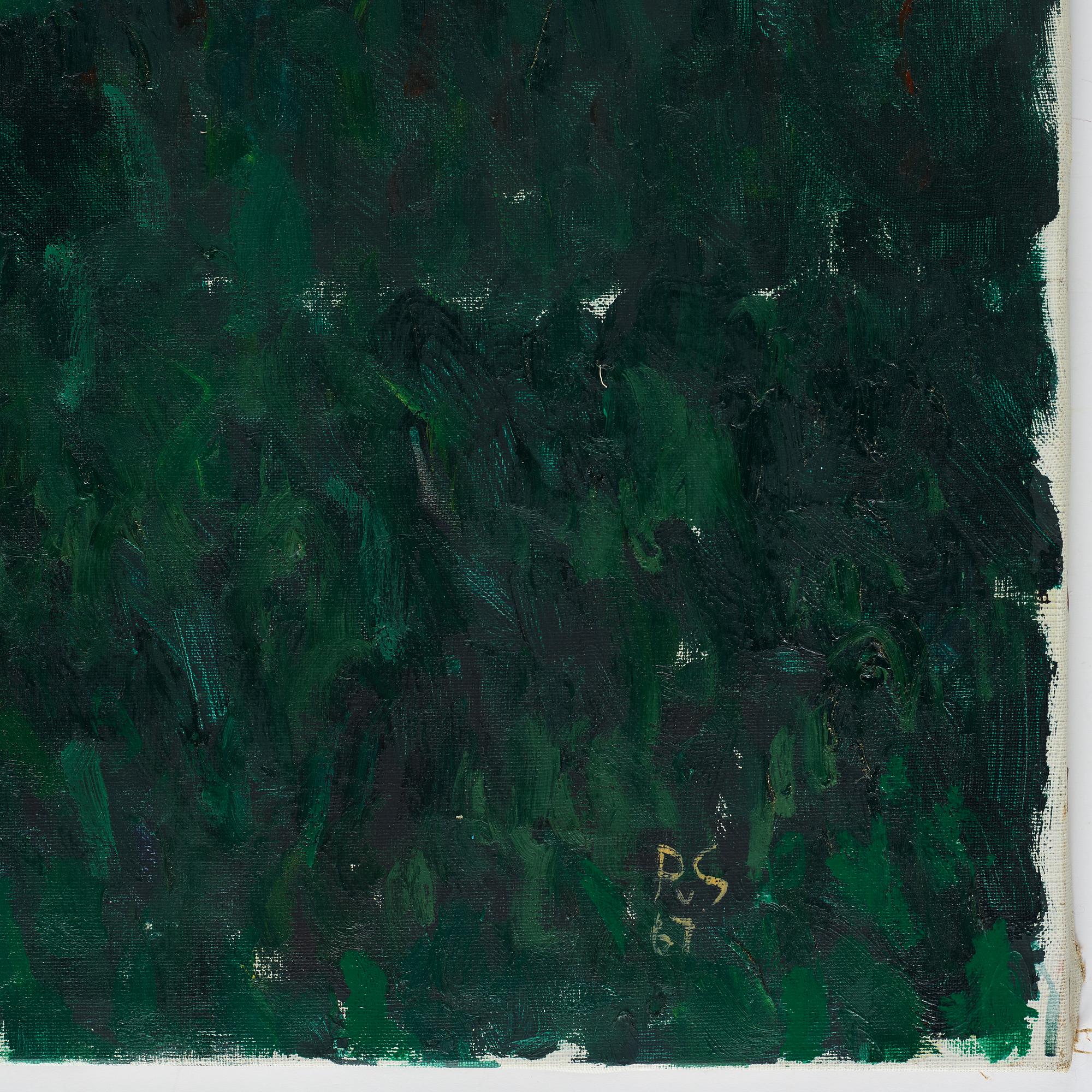 Philip von Schantz, oil on canvas, signed and dated 1967.