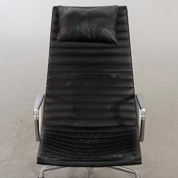 CHARLES AND RAY EAMES, An "EA-124, Aluminium Group", Herman Miller lounge chair. USA.
