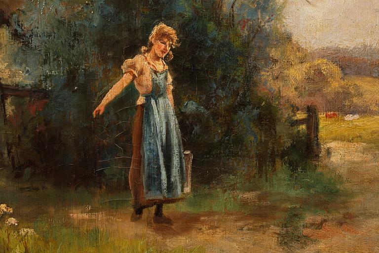 HENRY JOHN YEEND KING, oil on canvas, signed.