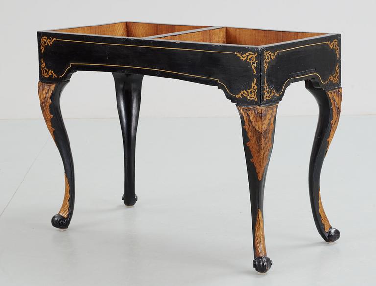 A Swedish rococo table. 18th Century.