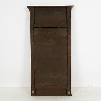 A Gustavian style mirror, circa 1900.