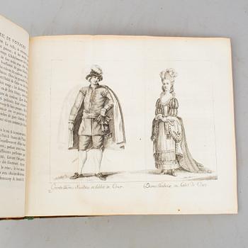 A set of 4 book, William Coxe: Voyage en Pologne, Russie, Suède, Dannemarc,  1-4 vol.   Buisson, Genève, Buisson, 1786.