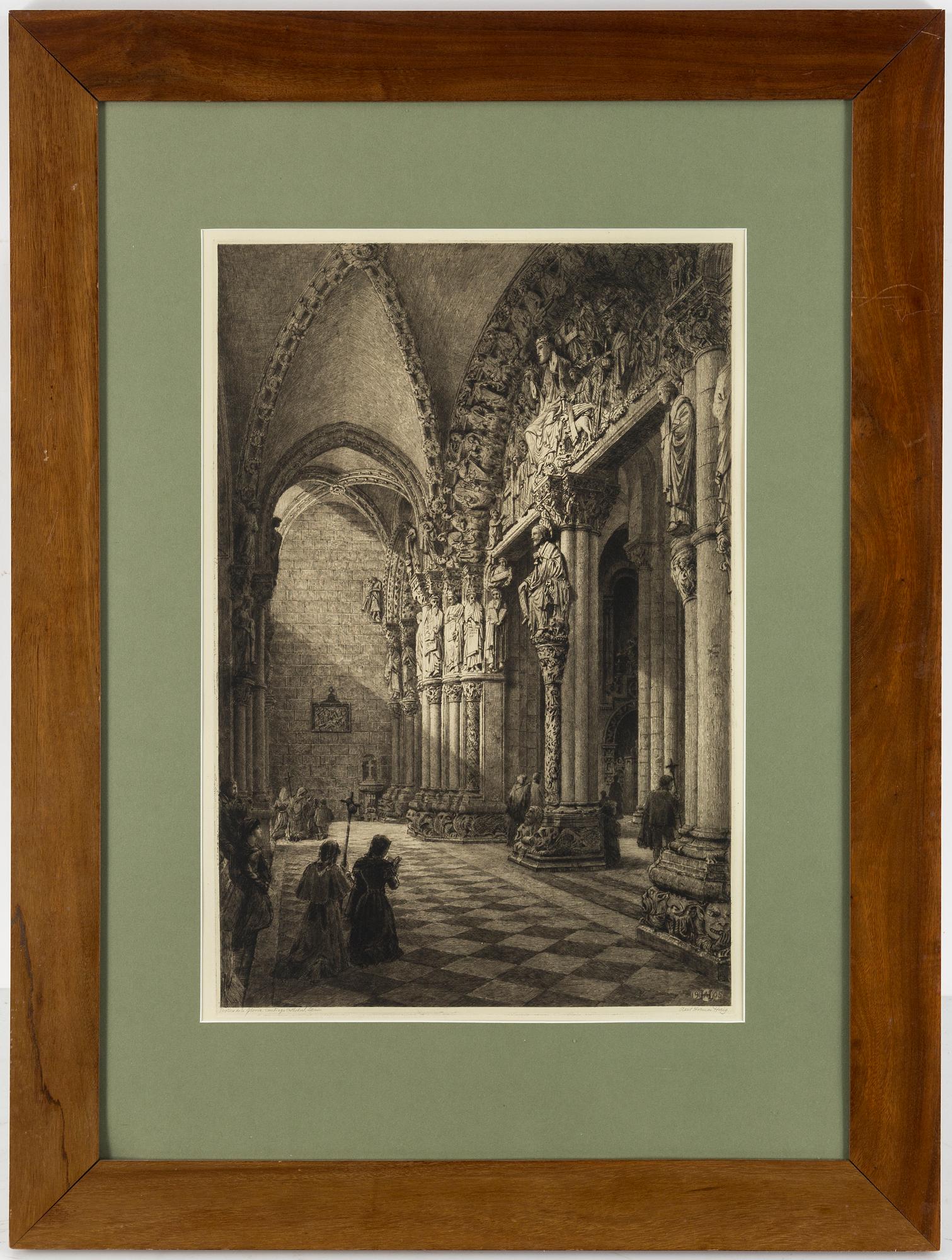 AXEL HERMAN HÄGG, Etching, 1905, signed.