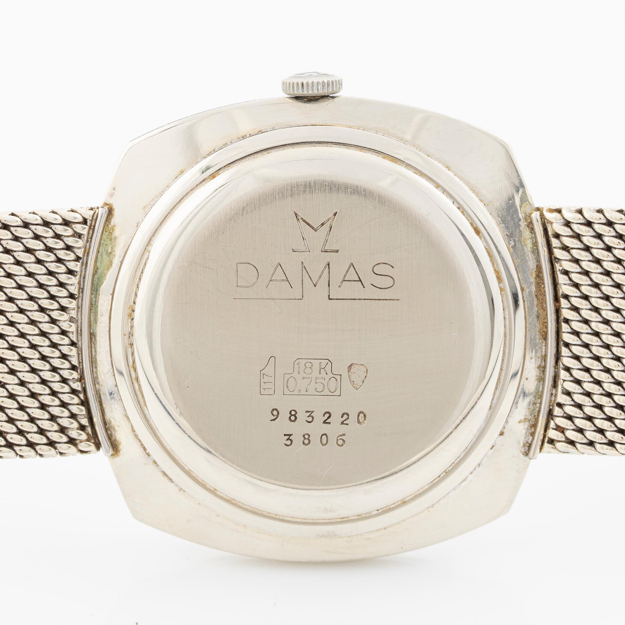Ramas, armbandsur, 18K guld, 34 mm.