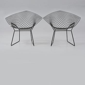 FÅTÖLJER, ett par, "Diamond Chair", Harry Bertoia, 1900-talets andra hälft.