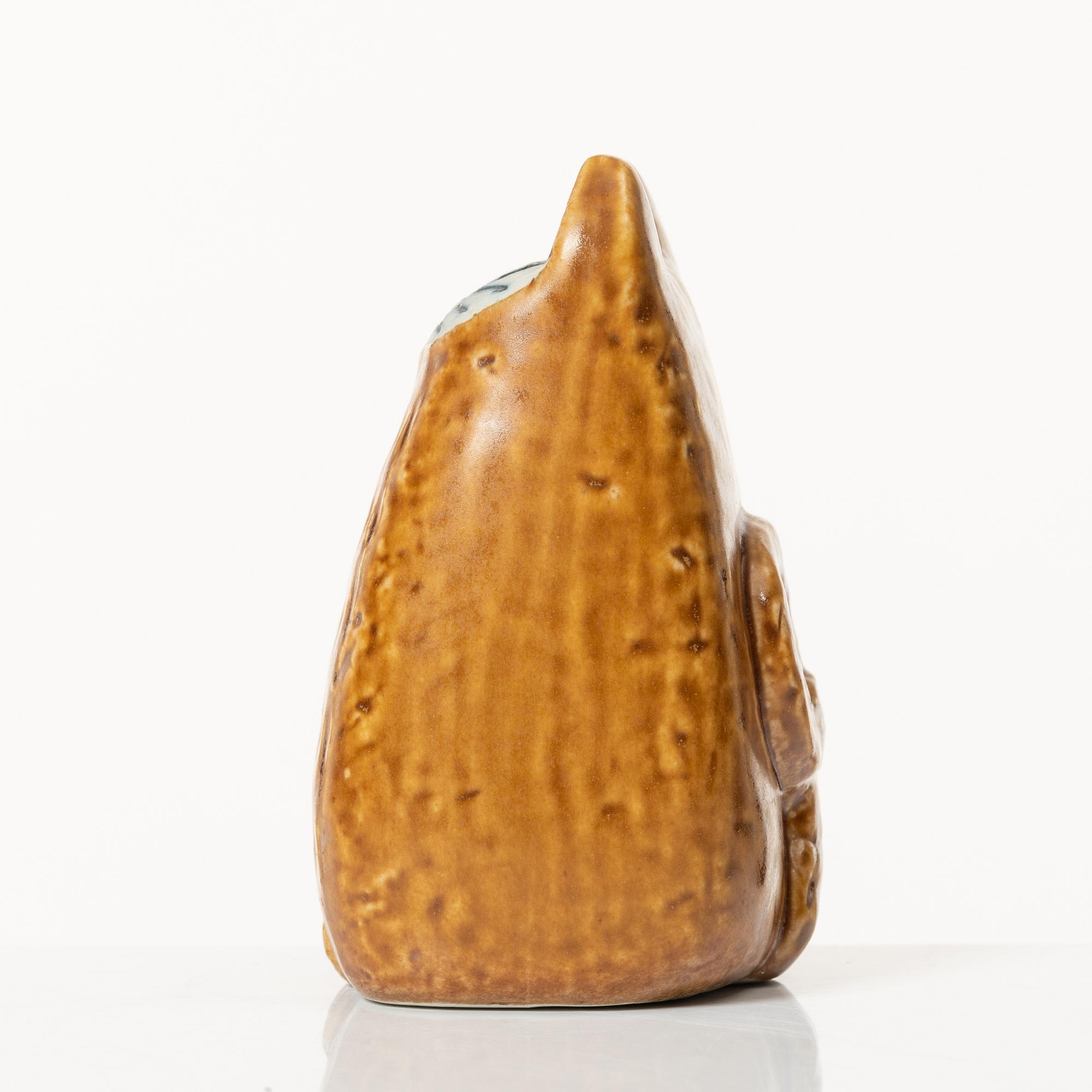 Lisa Larson, a 'Liten katt' stoneware figurine, special edition, Gustavsberg, 1965.