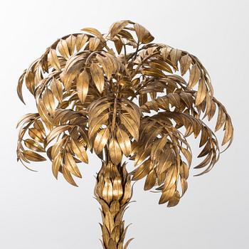 GOLVLAMPA i form av palm, Tyskland, 1970-tal.