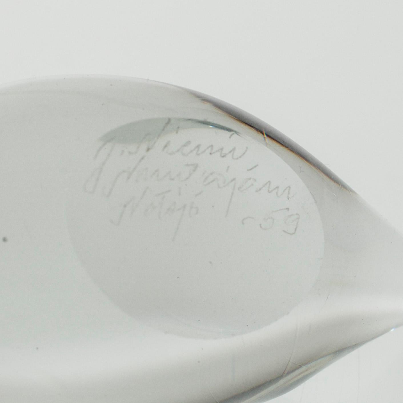 FIGURIINEJA, lasia, OIVA TOIKKA, 3 kpl sekä JAAKKO NIEMI, 2 kpl, Nuutajärvi.