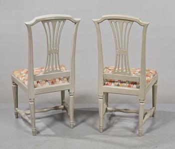 STOLAR, sex st, gustaviansk stil, 1900-talets andra hälft.